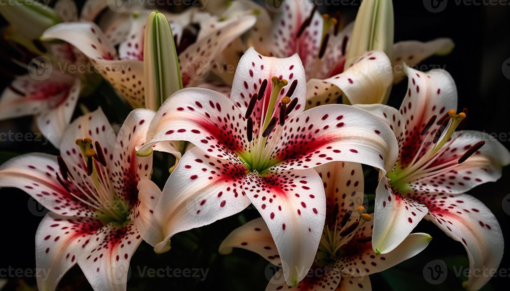 vibrant rose orchidée, symbole de l'amour et élégance généré par ai photo