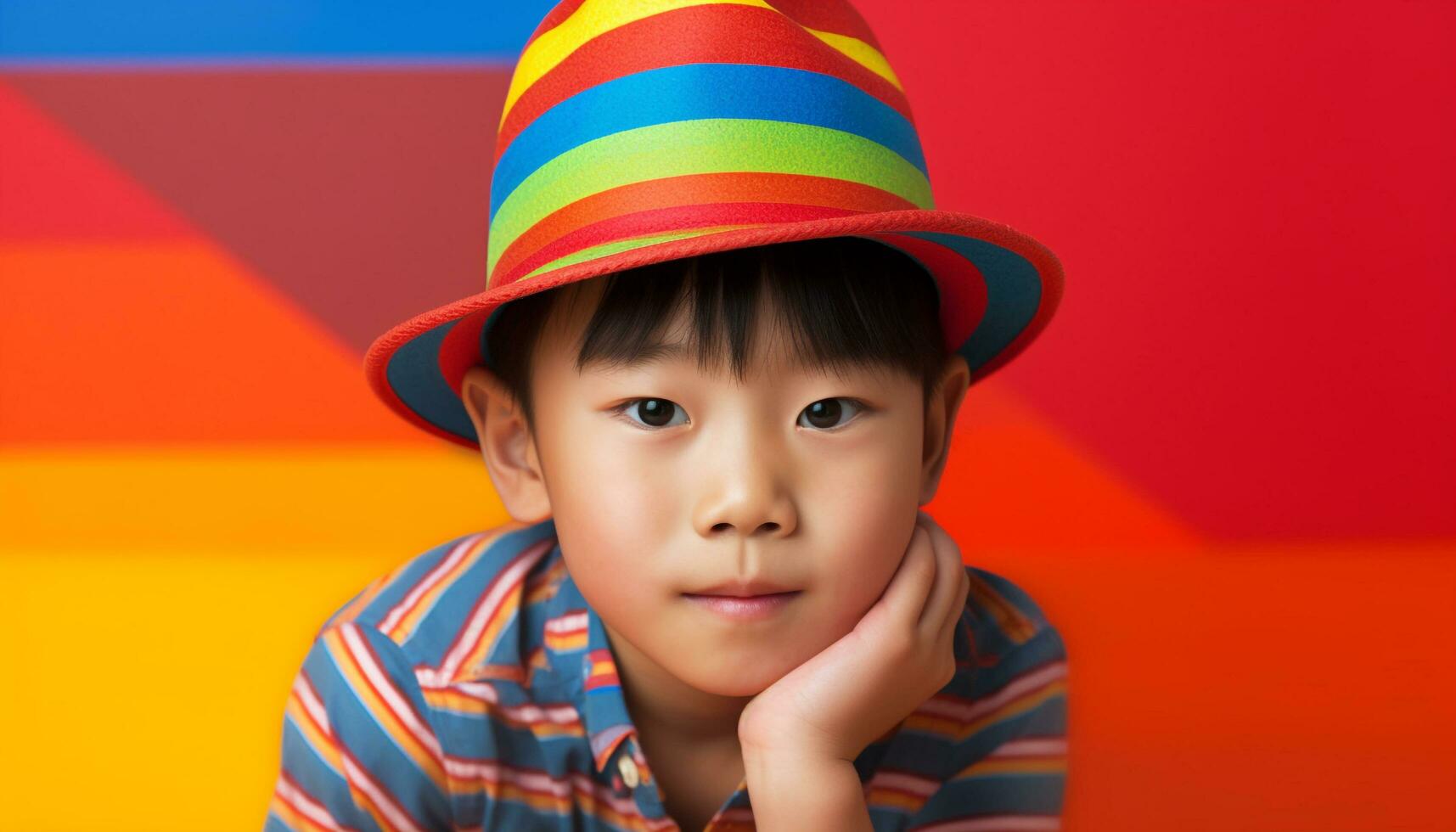 souriant les enfants jouant, content famille fête à l'intérieur généré par ai photo