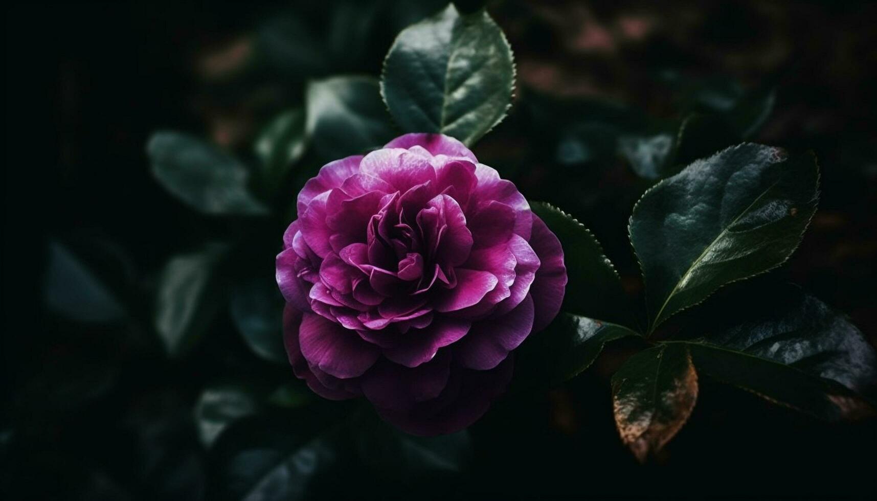 Frais hortensia bouquet, une fête de beauté dans la nature généré par ai photo