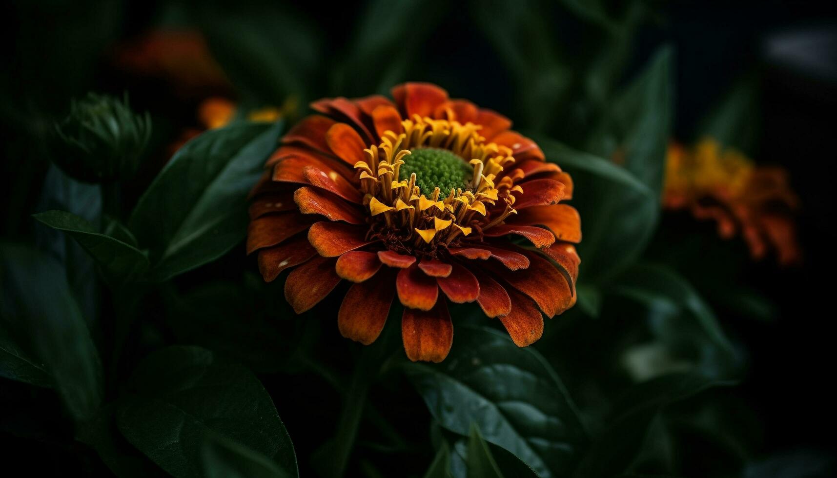 vibrant Jaune Marguerite fleurir, une symbole de été beauté généré par ai photo