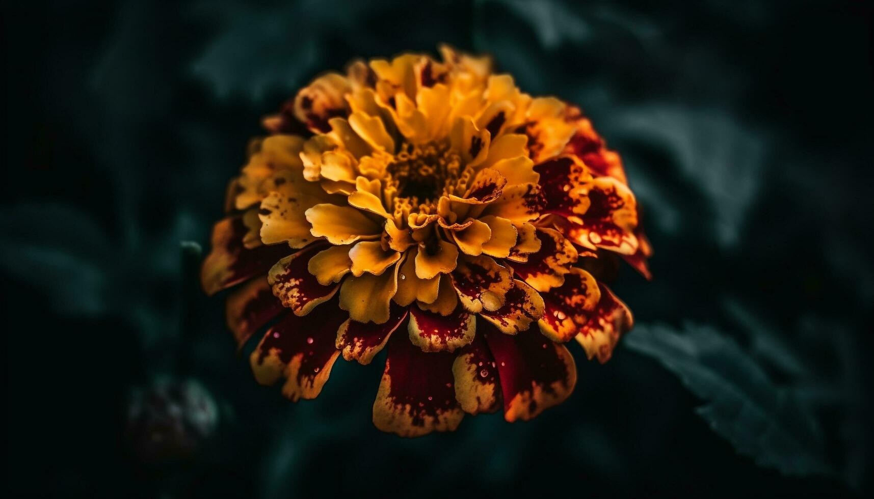 vibrant Jaune Marguerite, une Célibataire fleur mettant en valeur Naturel beauté généré par ai photo