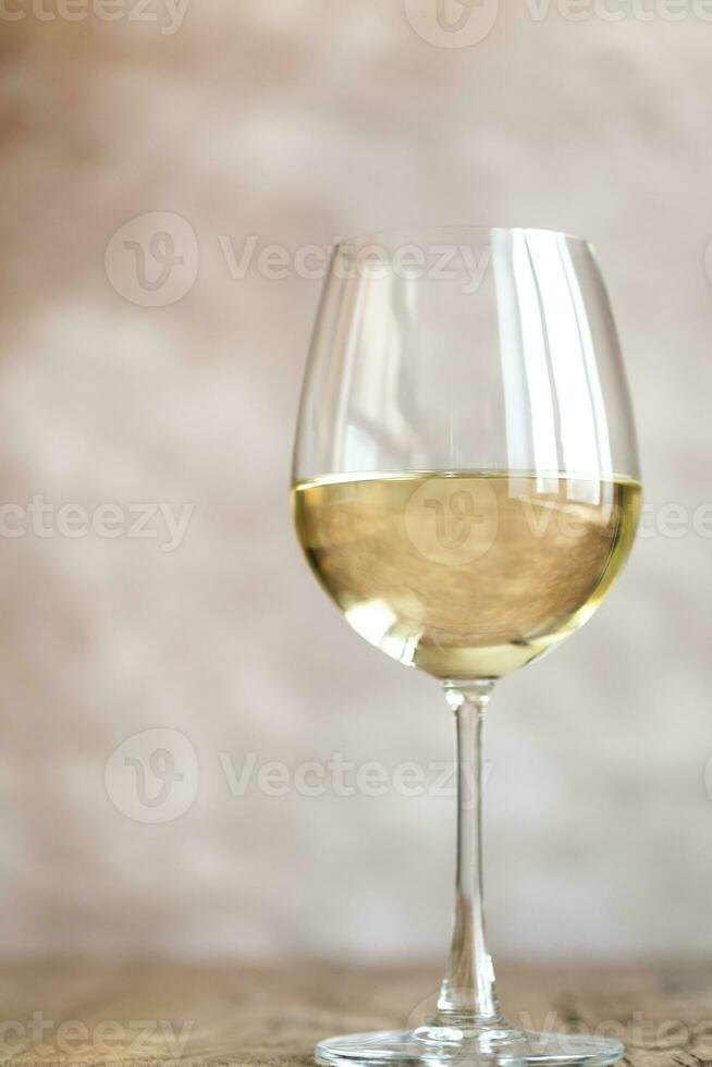 verre de vin blanc photo