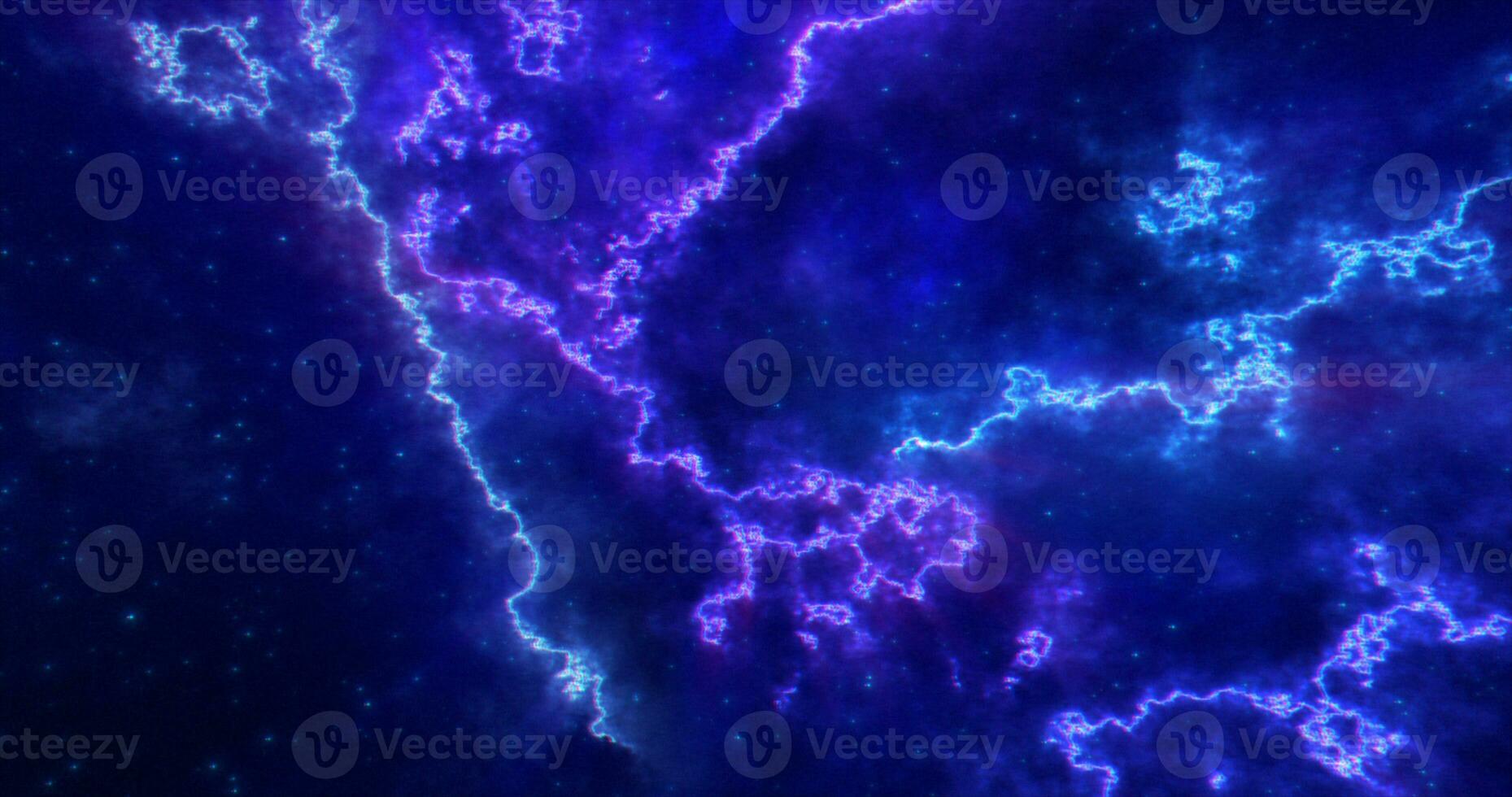 abstrait futuriste Contexte avec bleu et violet multicolore énergie la magie lignes et vagues de cosmique motifs photo