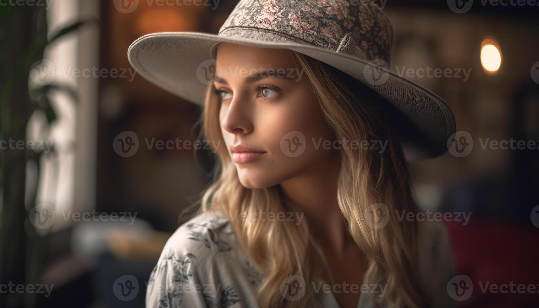 magnifique Jeune femme dégage confiance dans à la mode décontractée Vêtements généré par ai photo