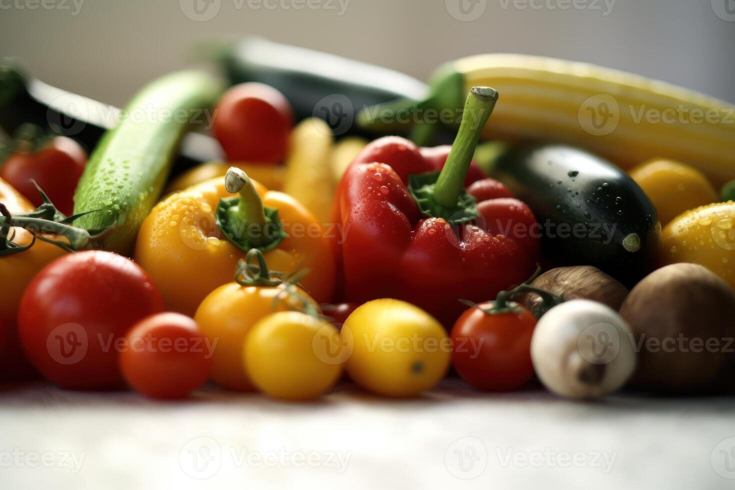 Stock photo de mélanger légume éditorial nourriture la photographie génératif ai