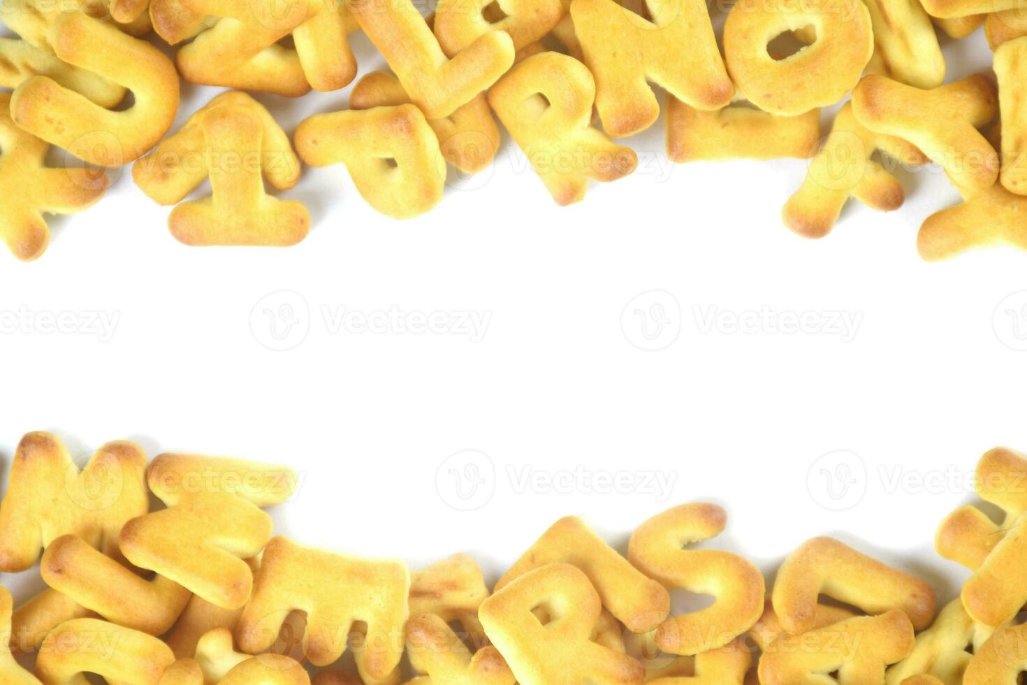 biscuits Anglais alphabet. enfant marrant biscuits photo