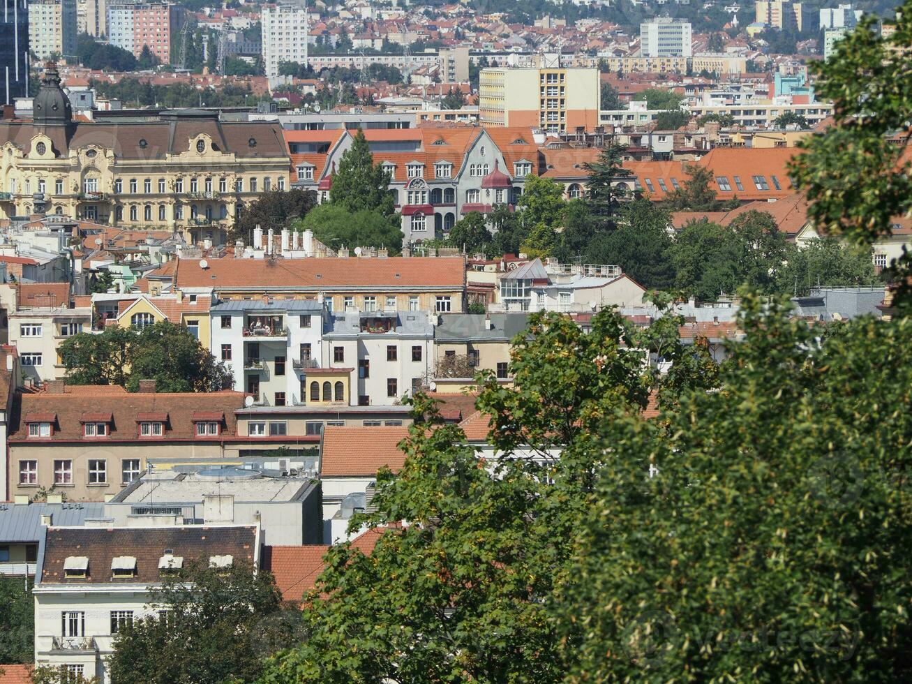 vue aérienne de brno photo