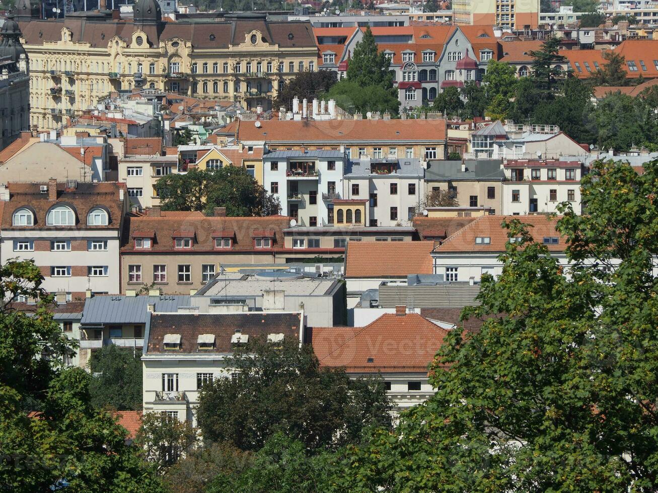 vue aérienne de brno photo