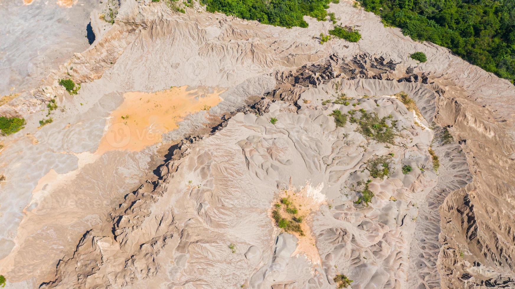 surface aérienne de modèles de vue de dessus sur la terre photo