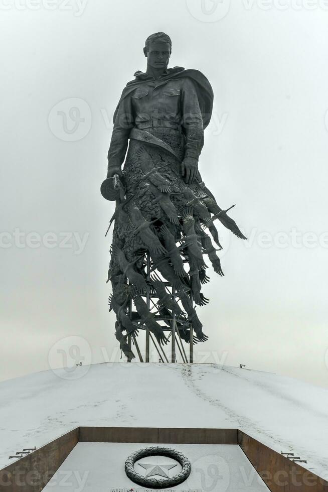 rzhev Mémorial à le soviétique soldat photo