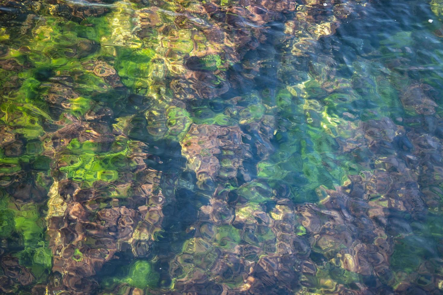 ondulations sur le fond d'écran de l'eau de mer photo