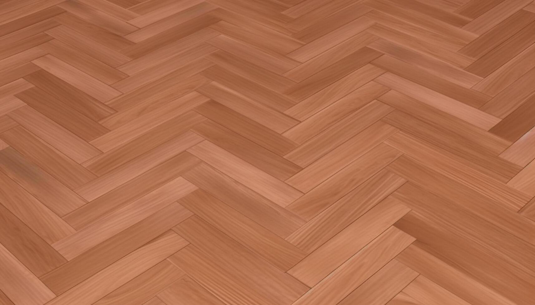 rayé osier panier dans une rangée sur parquet sol généré par ai photo