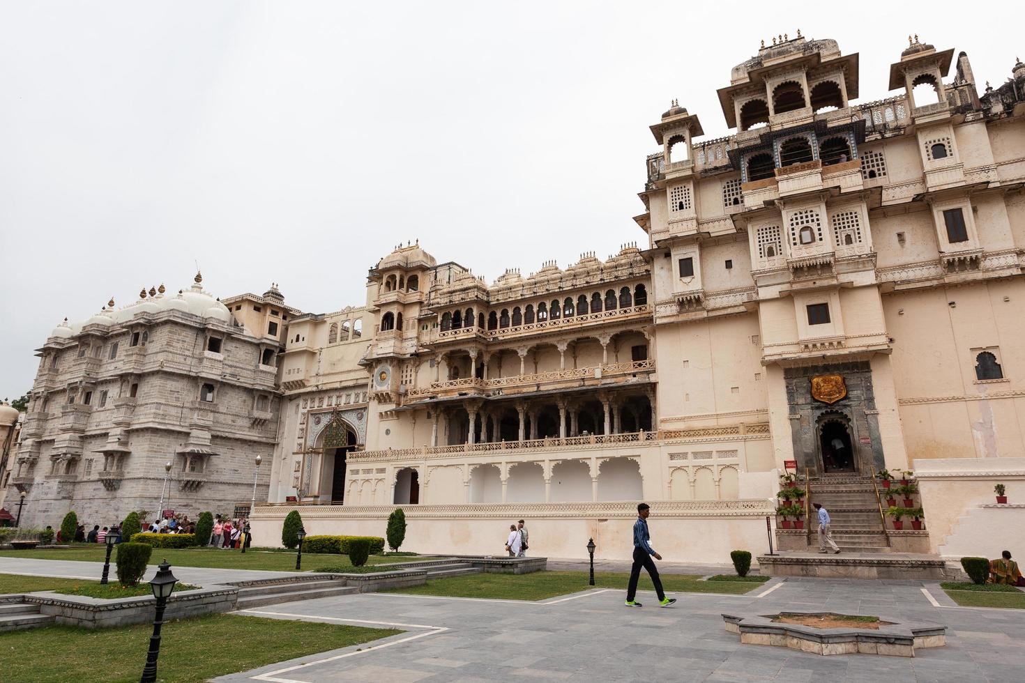 Palais de la ville d'udaipur au rajasthan, inde photo