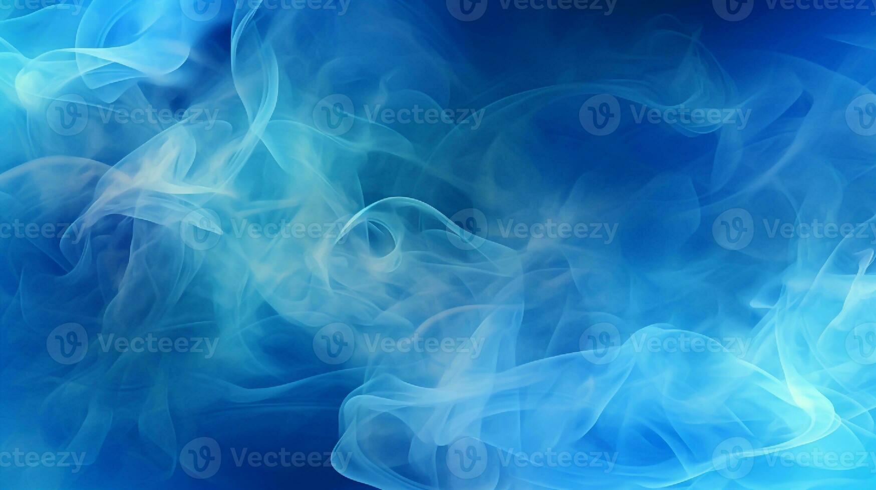 abstrait bleu fumée sur une foncé Contexte. texture. conception élément. photo