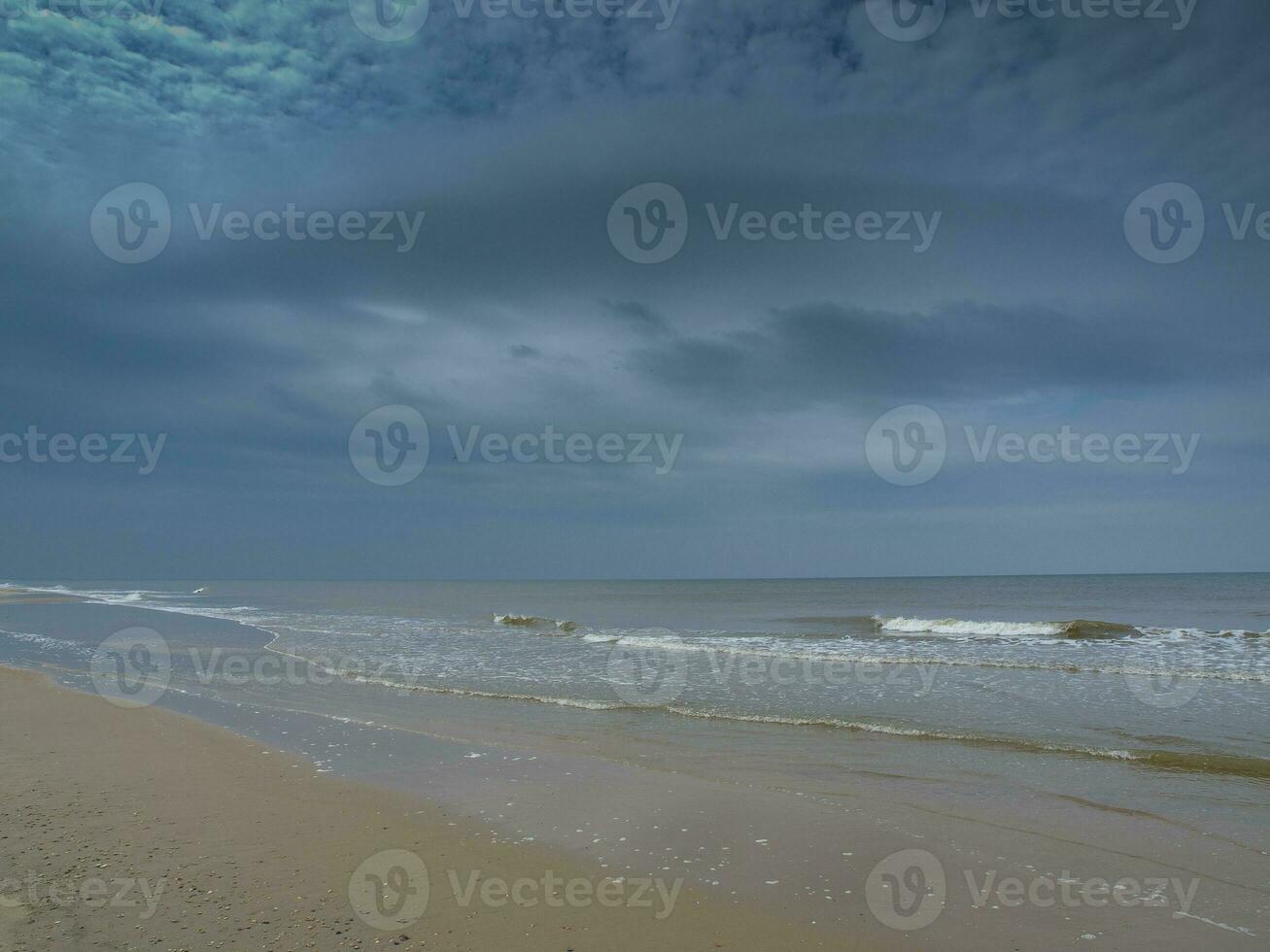 egmond plage dans le Pays-Bas photo