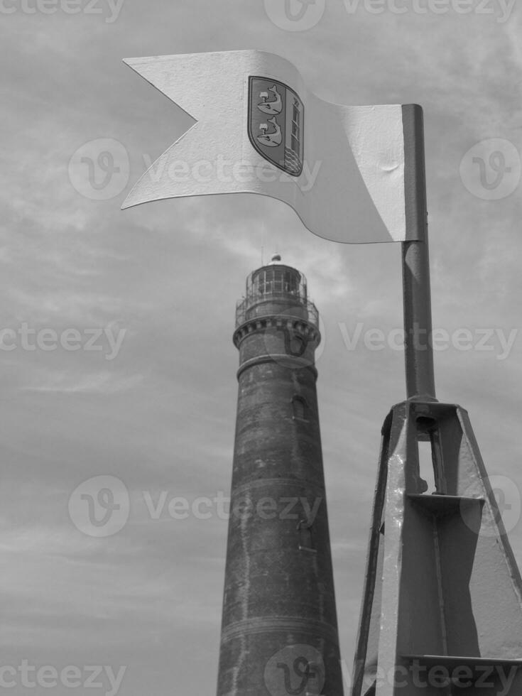 le île de borkoum dans le allemand Nord mer photo