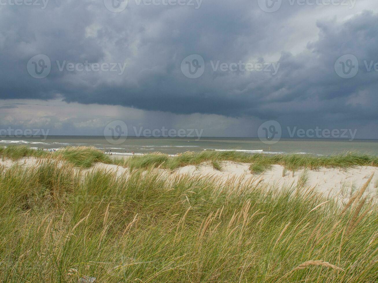 île de Spiekeroog dans la mer du Nord photo