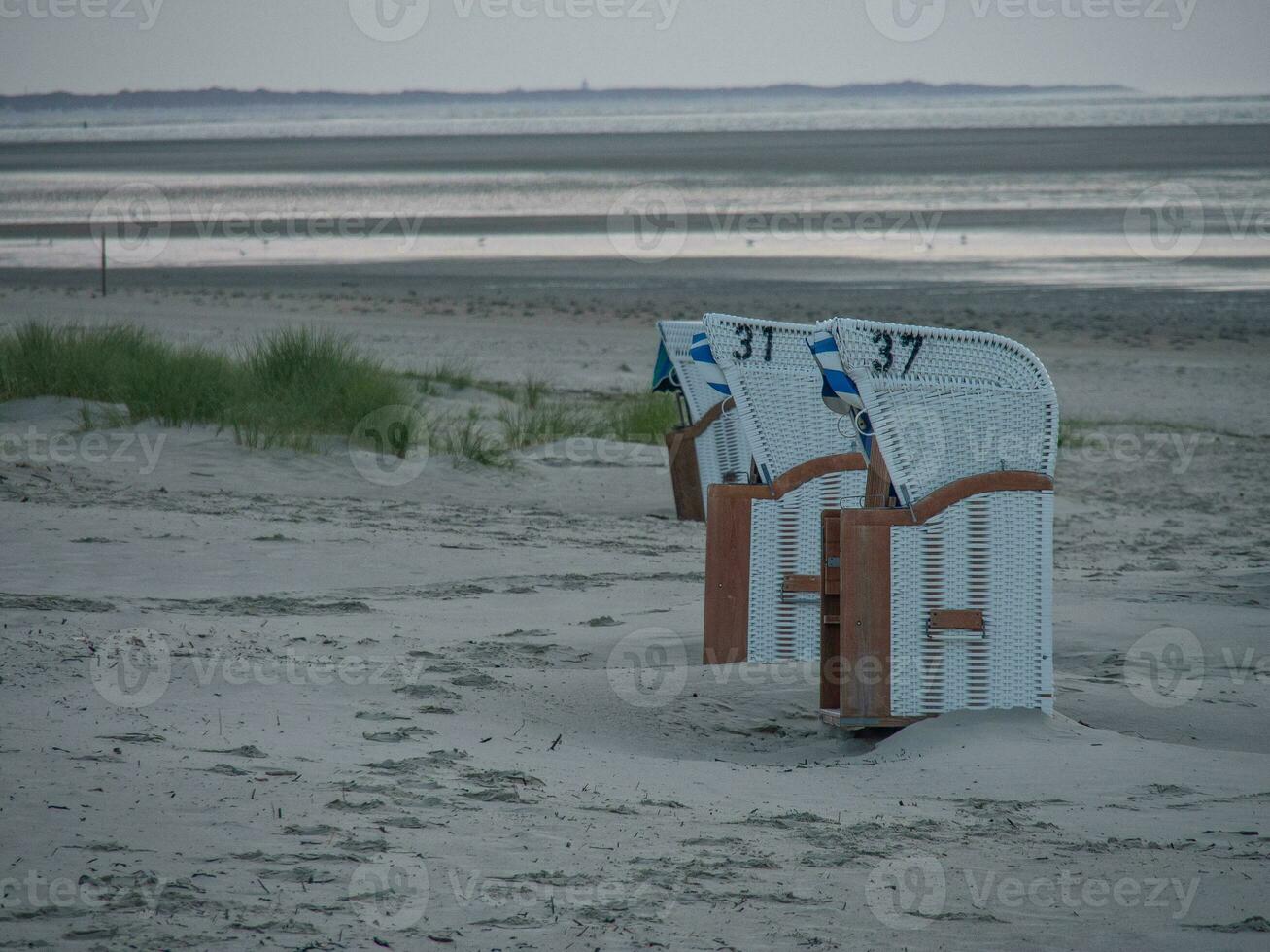 le allemand île de Spiekeroog photo