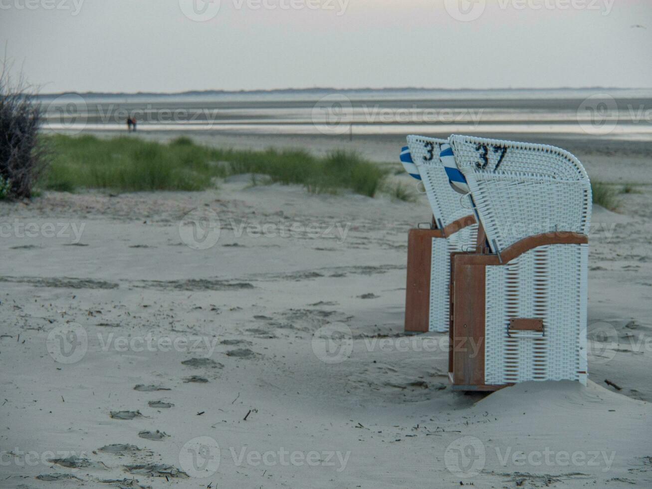 le allemand île de Spiekeroog photo