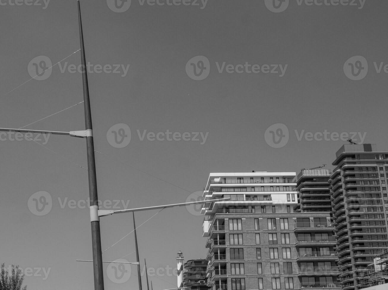 le ville de Ostende et le Belge côte photo