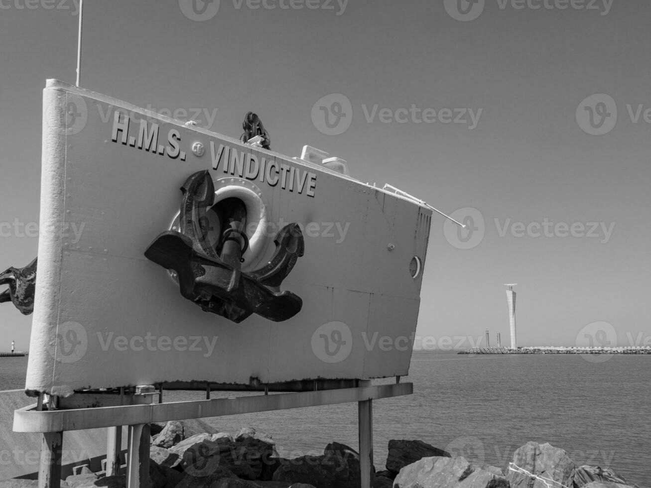 le ville de Ostende et le Belge côte photo