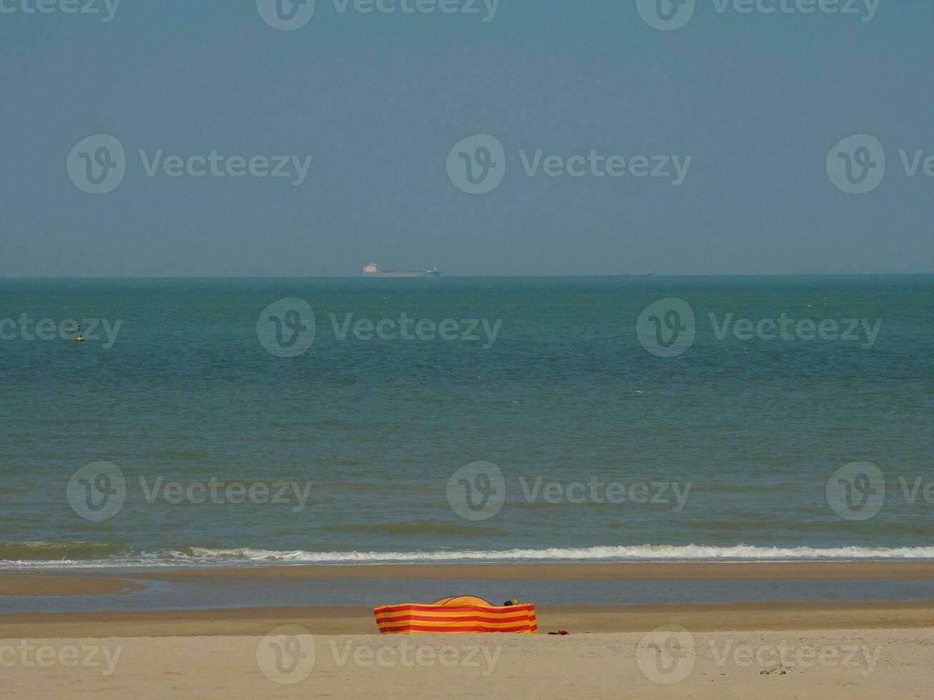 de haan ville dans Belgique photo