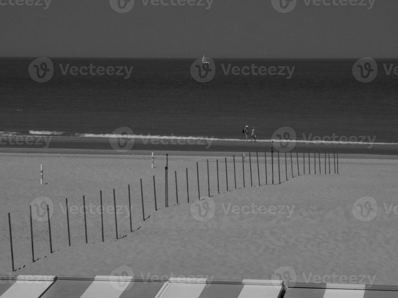 le plage de de haan dans Belgique photo