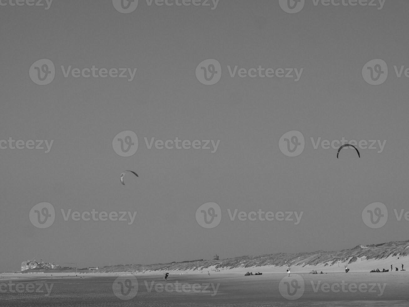 le plage de de haan dans Belgique photo