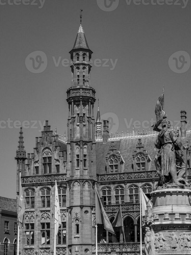 le ville de Bruges dans Belgique photo