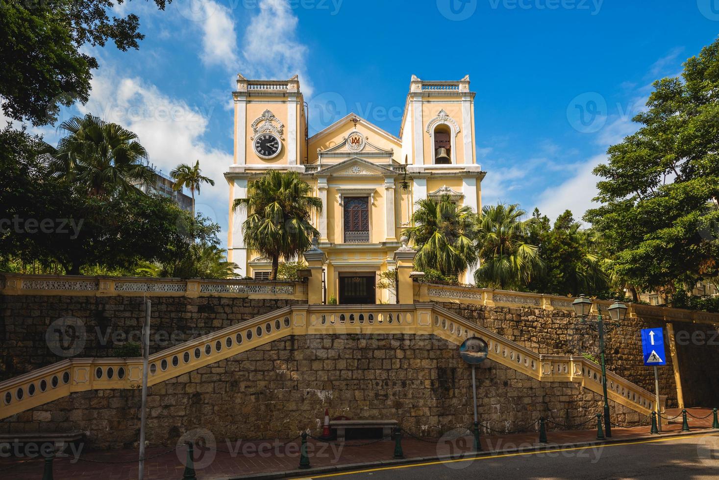 L'église Saint-Laurent est l'une des plus anciennes églises de Macao, Chine photo