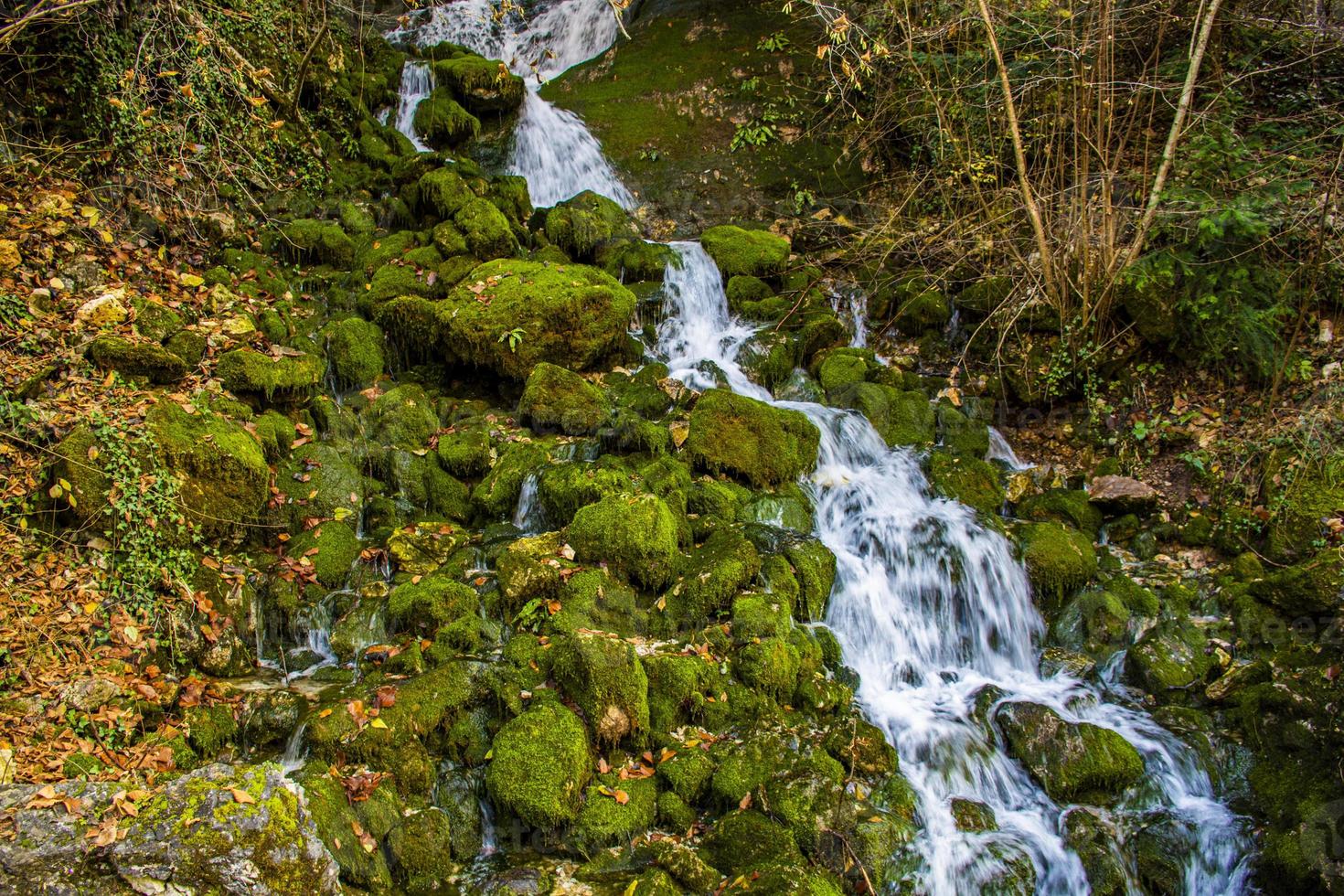 ruisseau sur la montagne photo