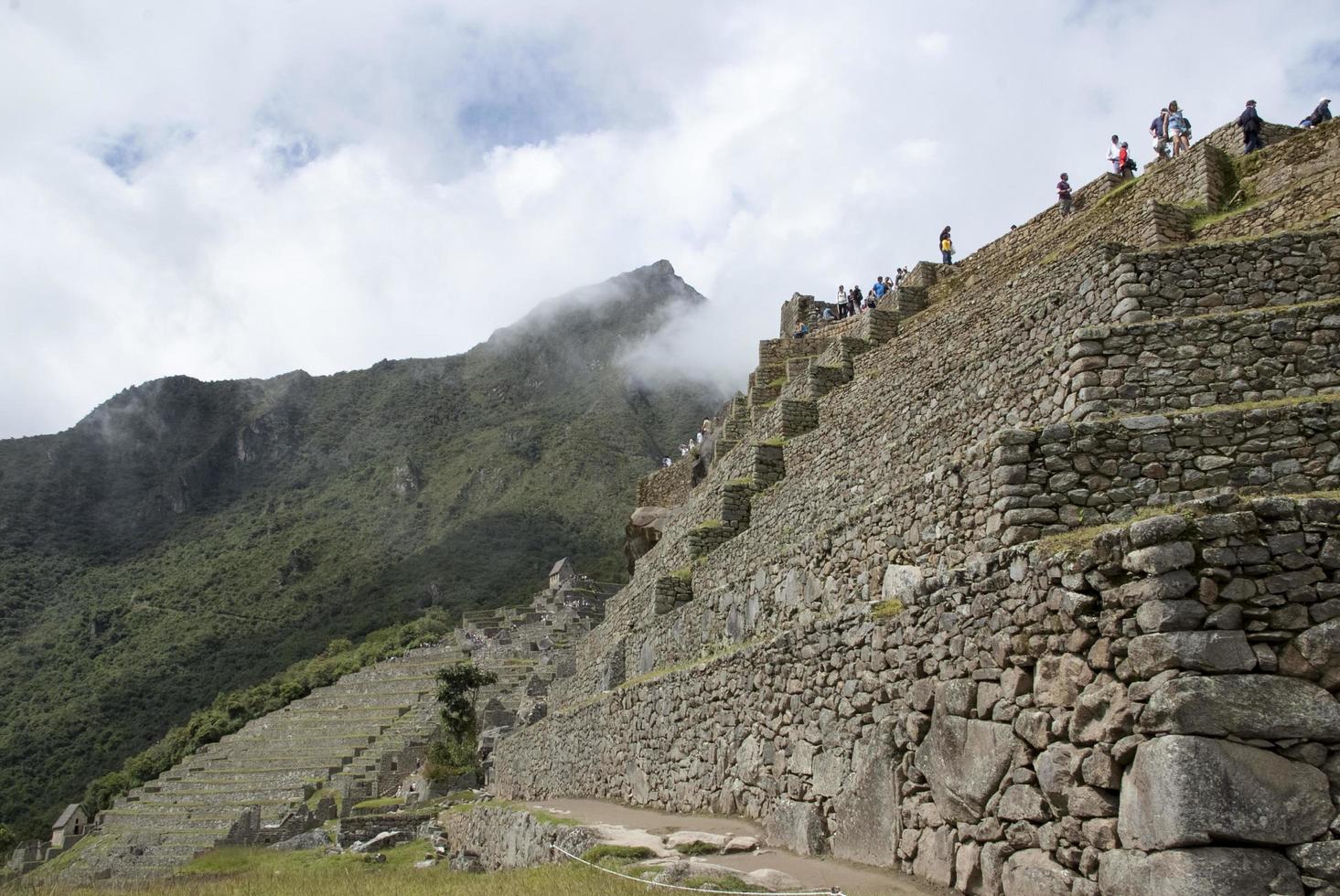 machu picchu un sanctuaire historique péruvien en 1981 et un site du patrimoine mondial de l'unesco en 1983 photo