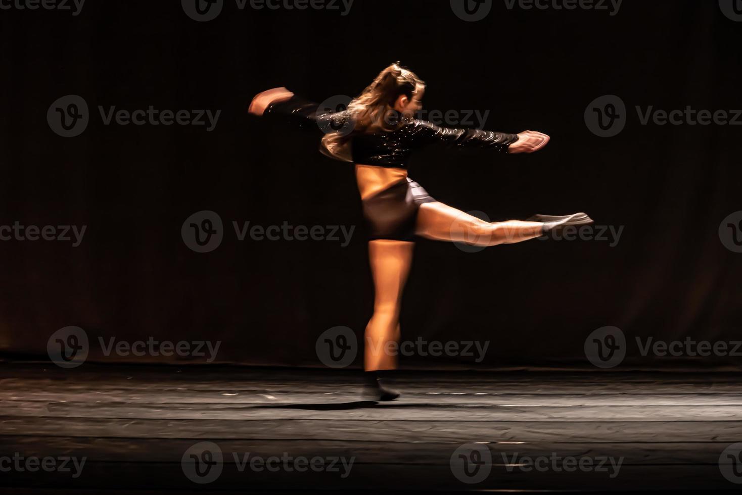 le mouvement abstrait de la danse photo