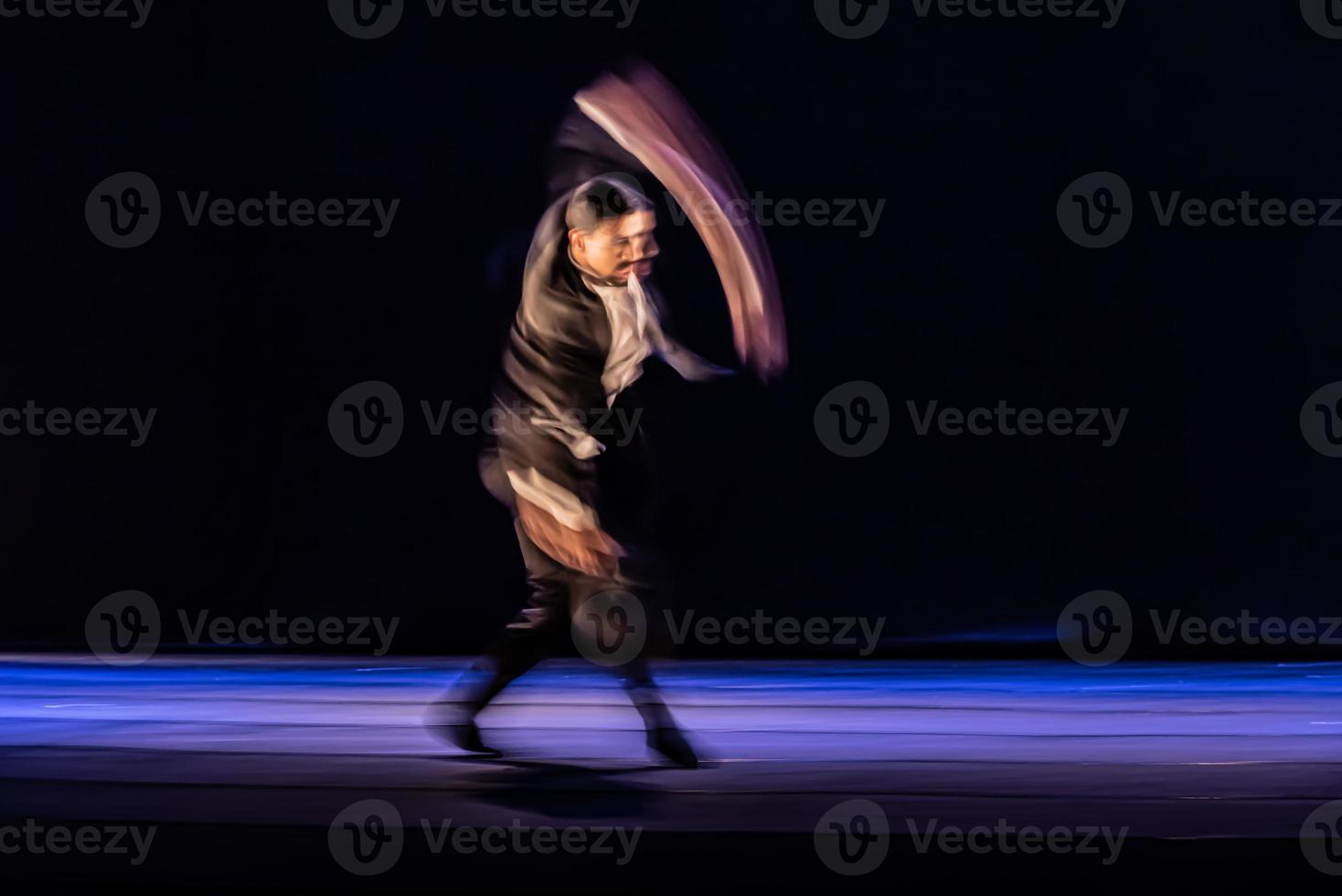 le mouvement abstrait de la danse photo