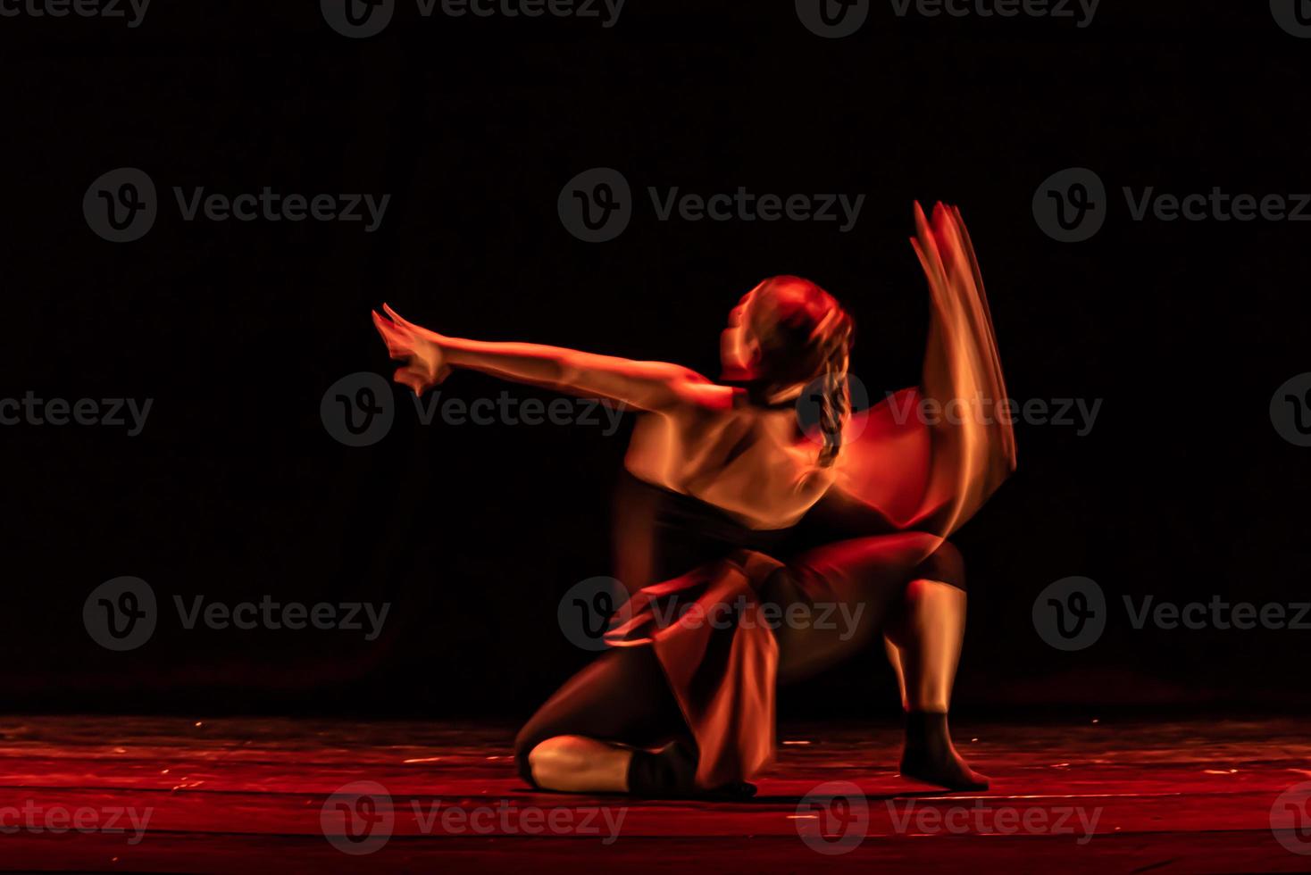 le mouvement abstrait de la danse photo