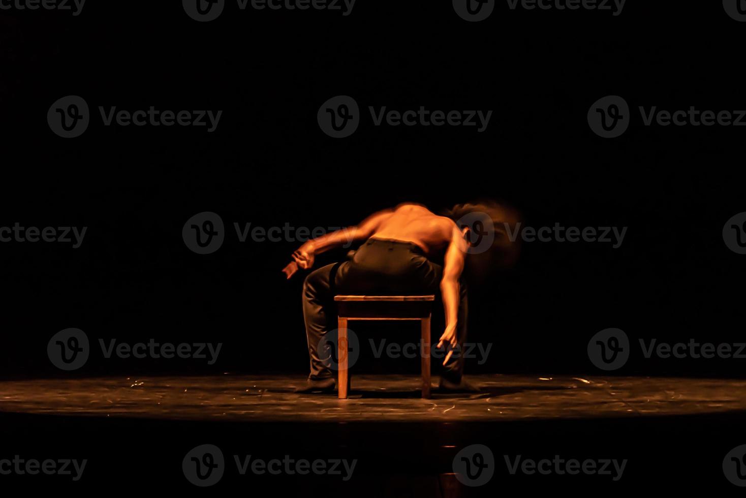 le mouvement abstrait de la danse photo