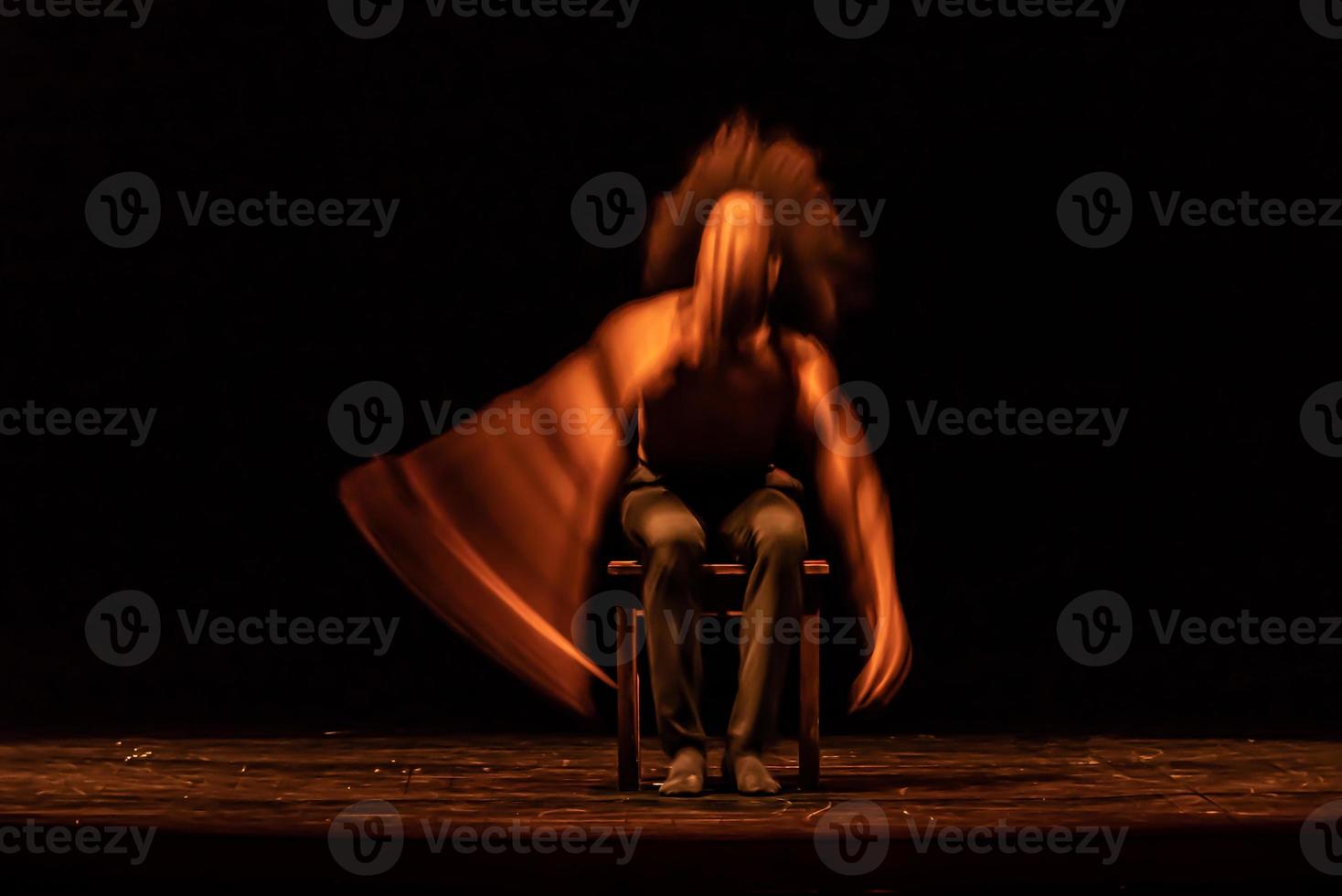 le mouvement abstrait de la danse photo