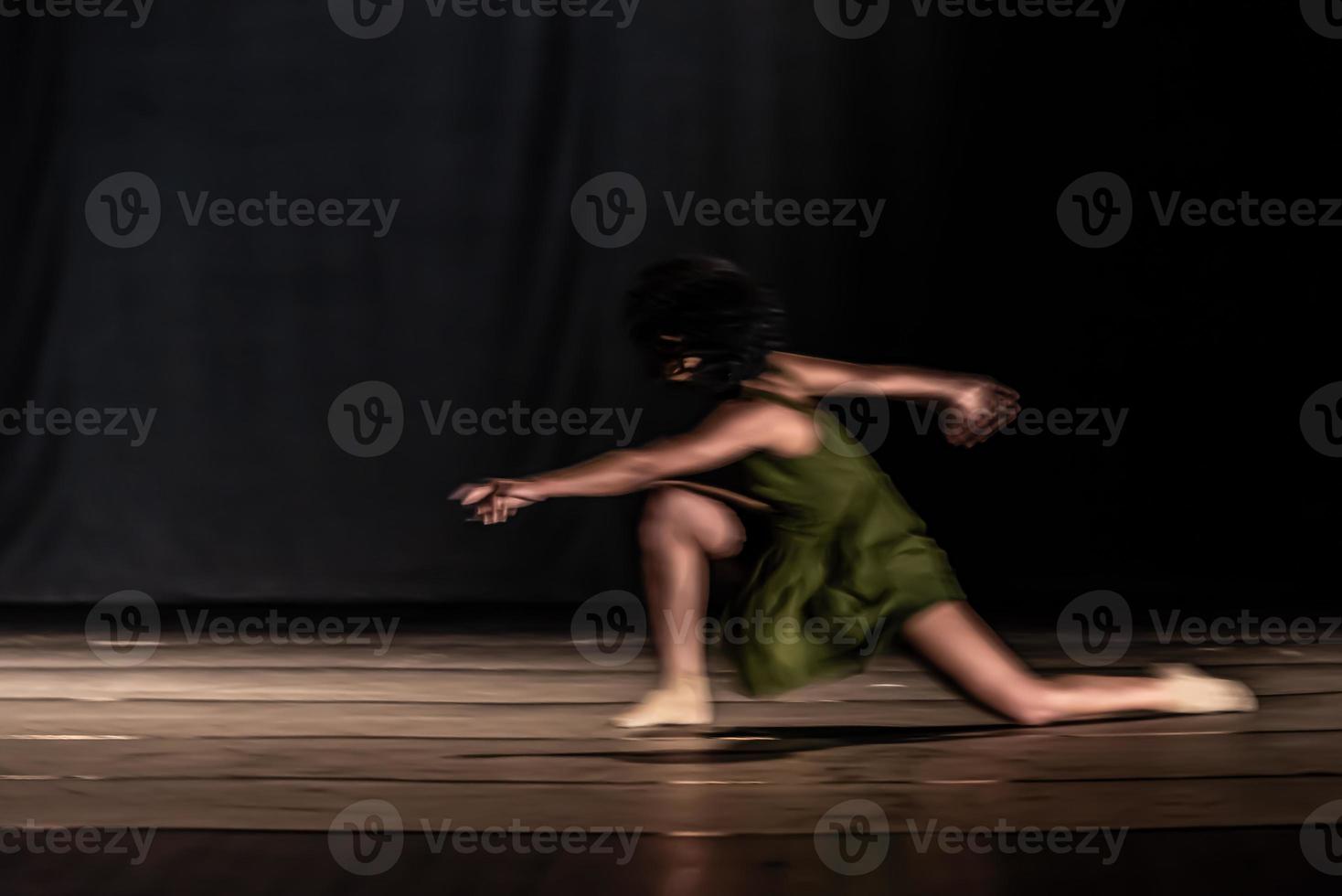 le mouvement abstrait de la danse photo