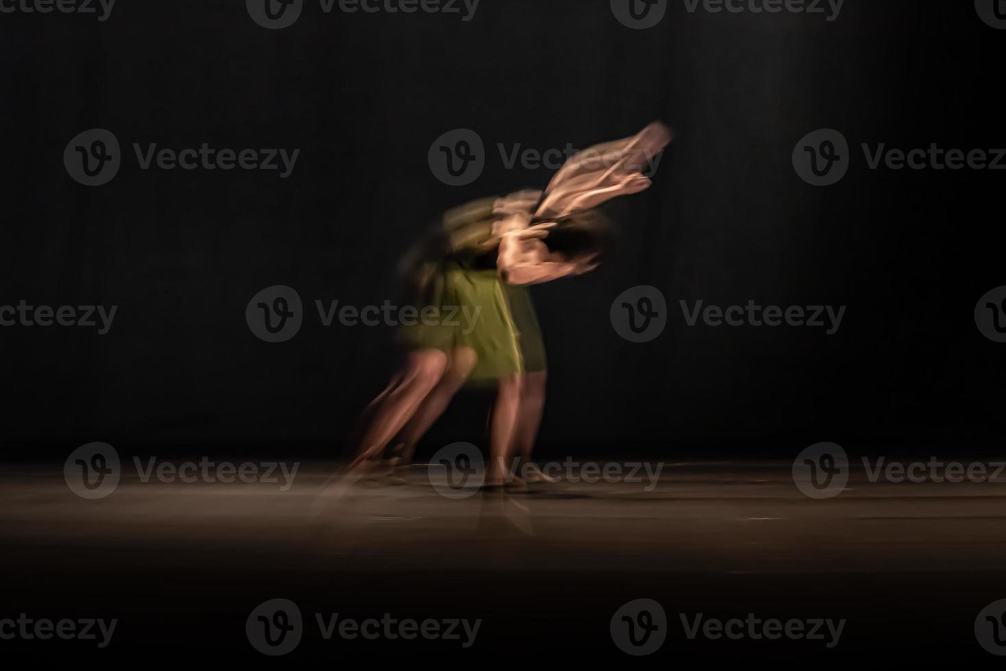 le mouvement abstrait de la danse photo