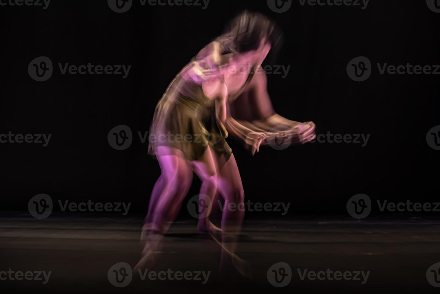 le mouvement abstrait de la danse photo