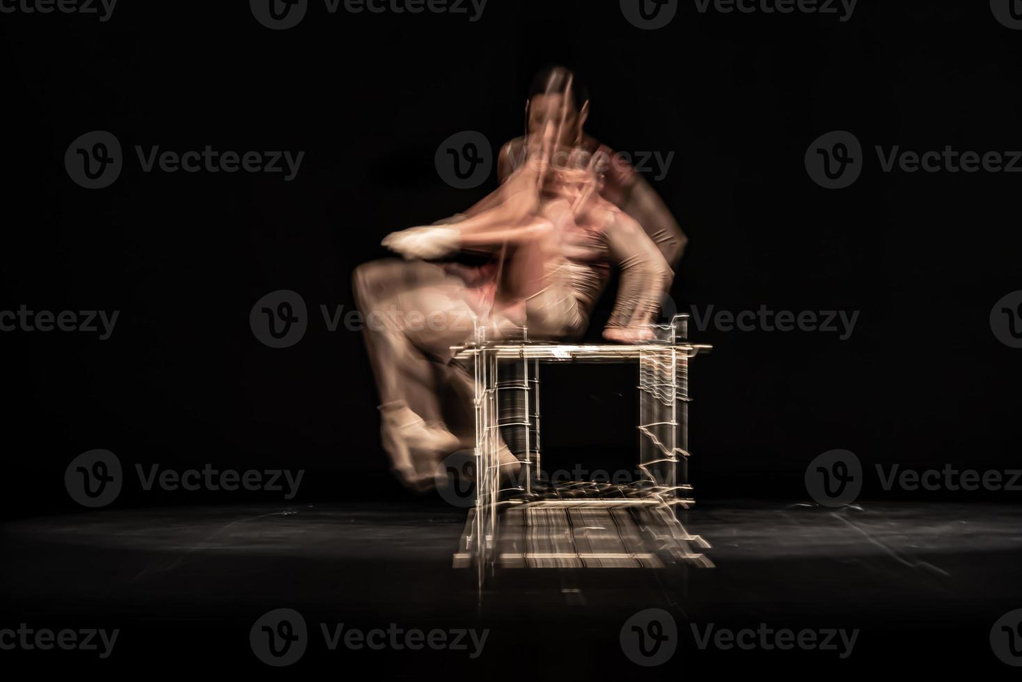 le mouvement abstrait de la danse photo