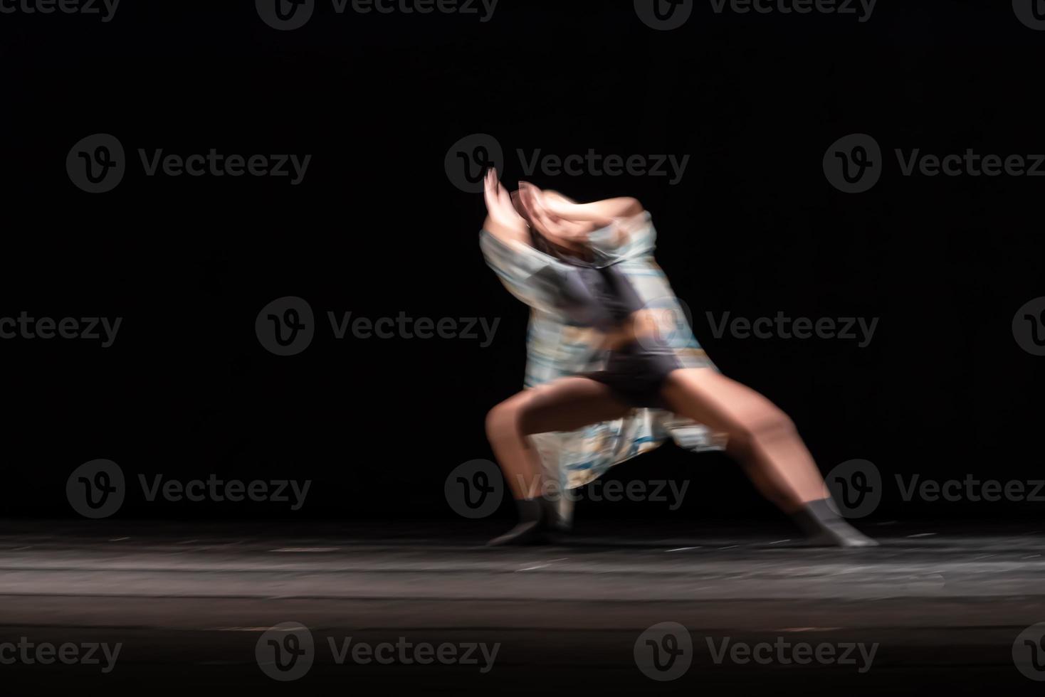 le mouvement abstrait de la danse photo