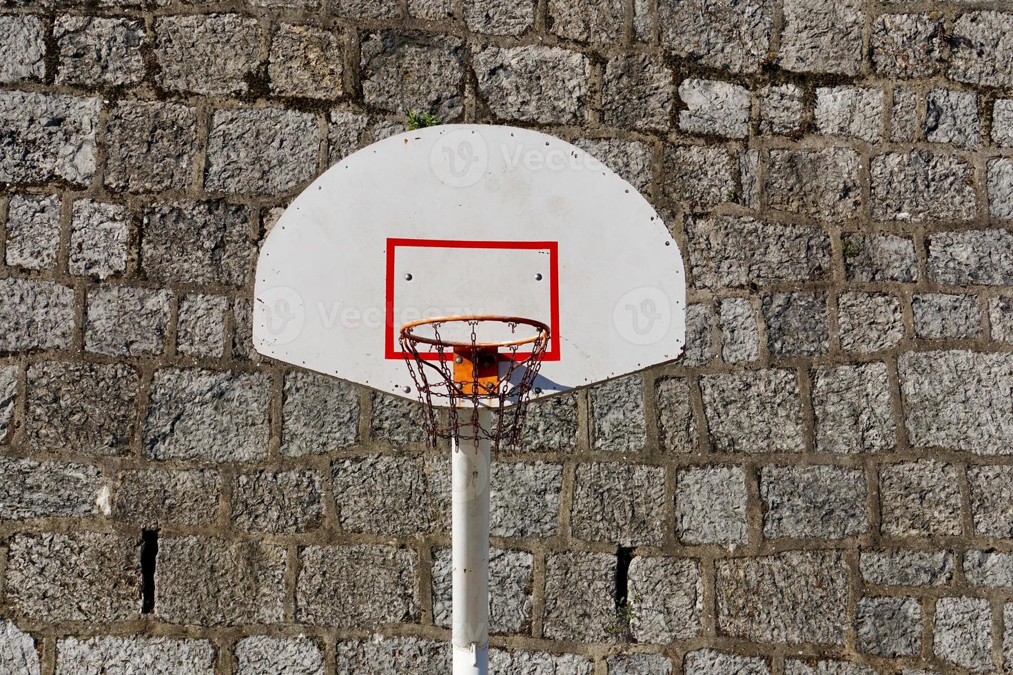 panier de basket de rue photo