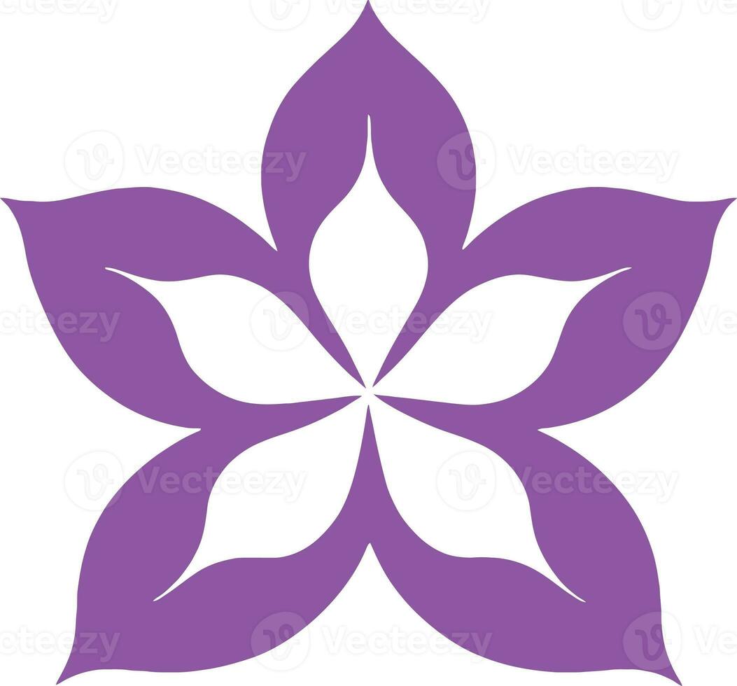 fleur logo vecteur Facile abstrait plat mandala tatouage plante Couleur fleur fleuron Floraison pochoir photo