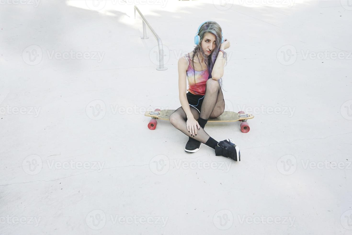 femme patineuse adolescente photo
