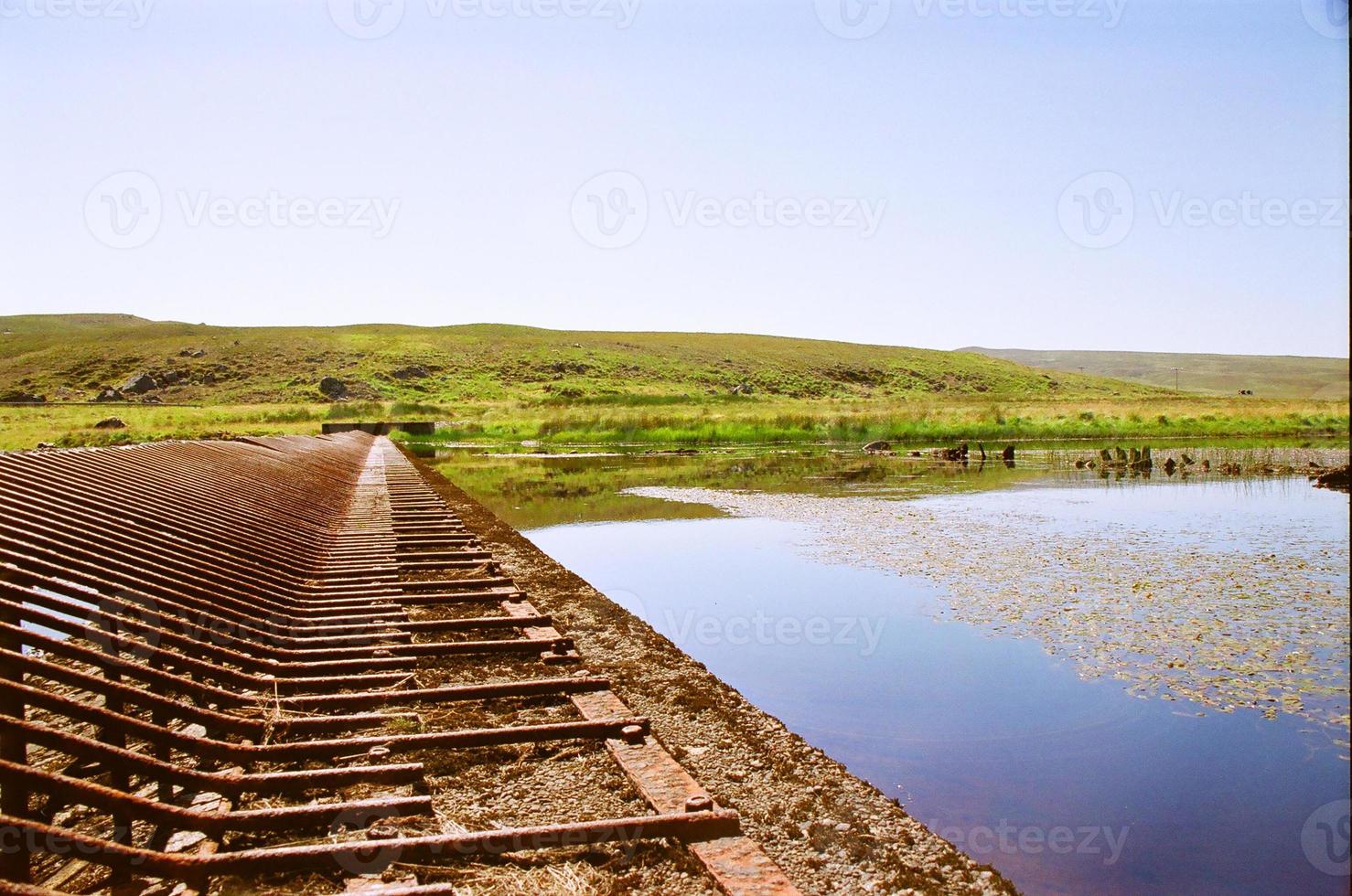 barrage dans l'eau photo