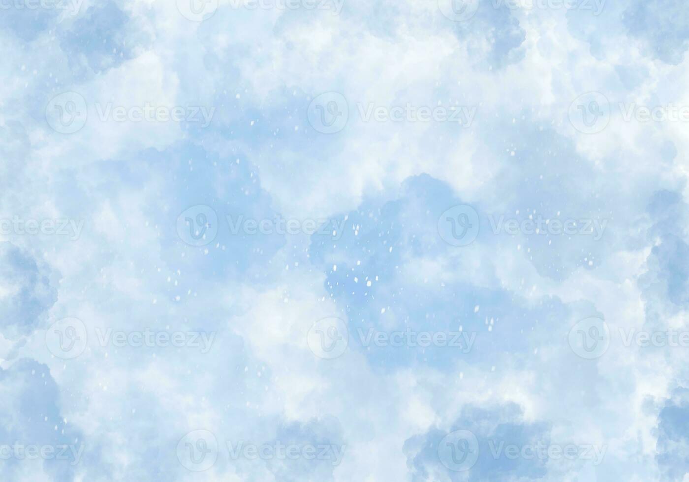 Noël aquarelle fonds d'écran cool. bleu couleurs nuage texturé Contexte. photo
