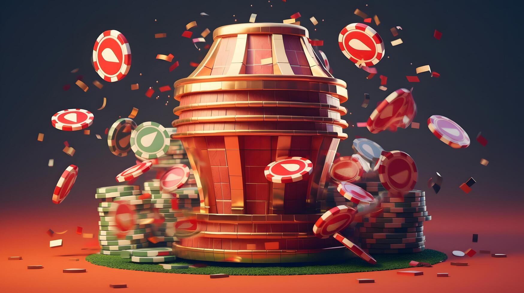 casino fente Machines concept. photo