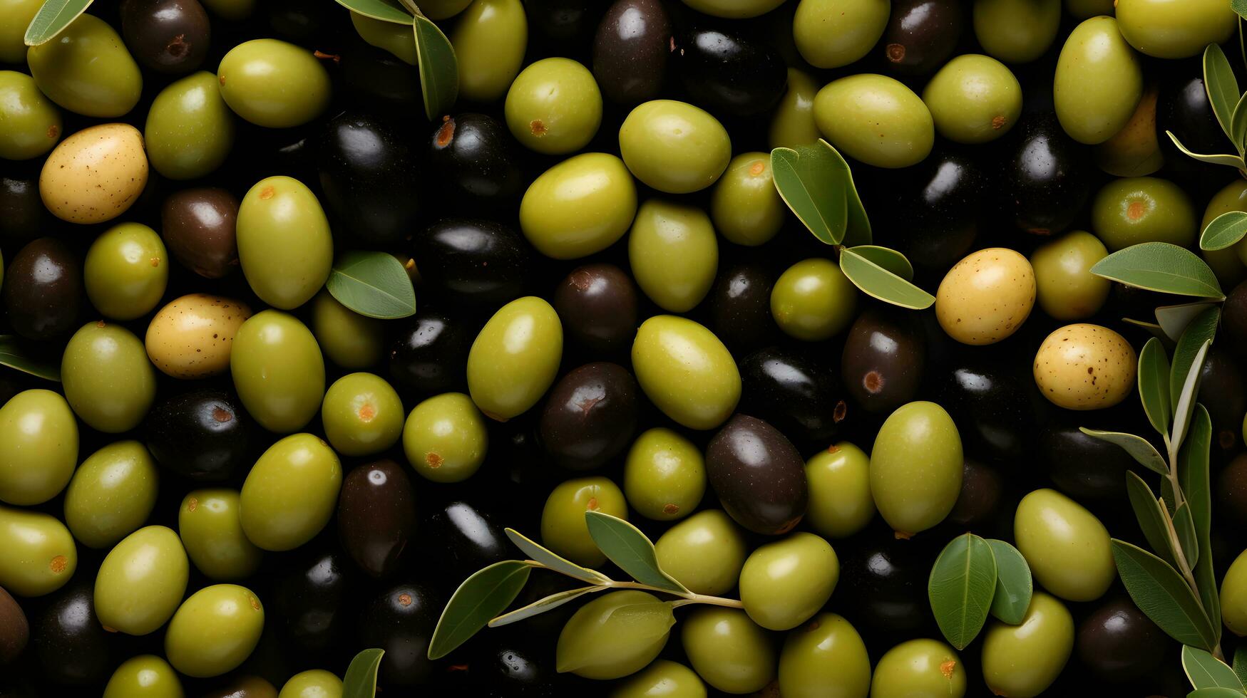 fraîchement récolté Olives Contexte photo