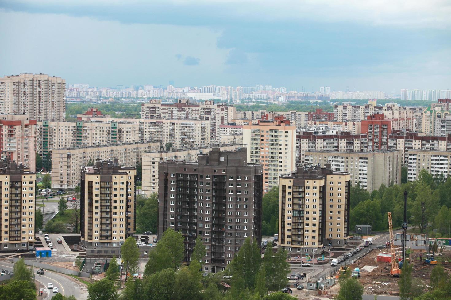 nouveaux bâtiments de la grande ville photo